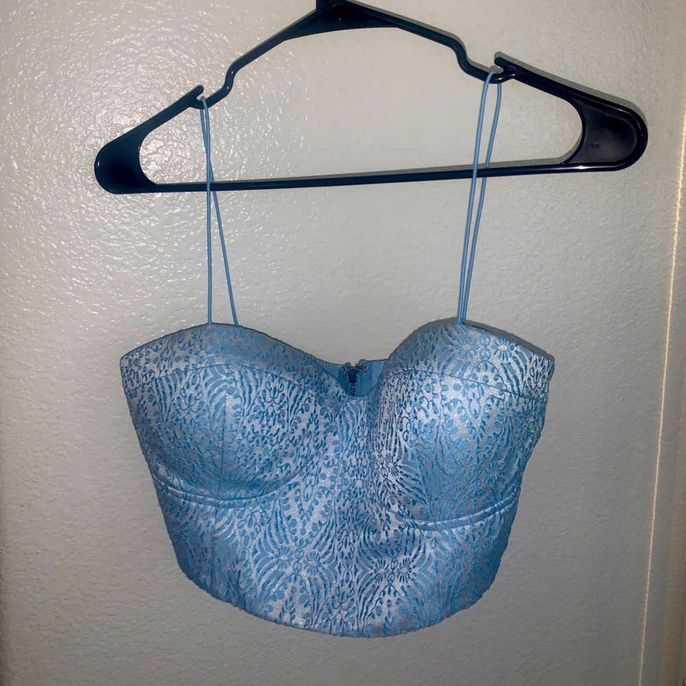 Corset top & matching shorts